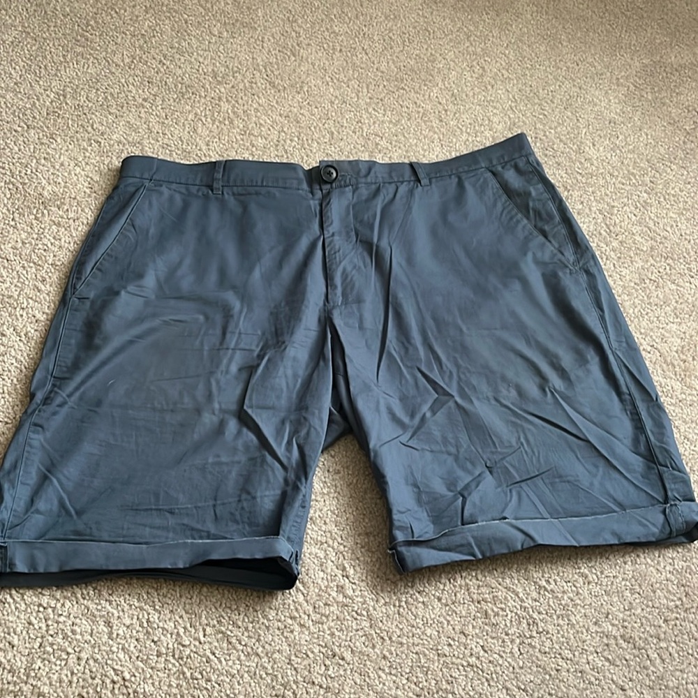 ATM Anthony Thomas Melillo Men's Blue Casual Stretch Shorts